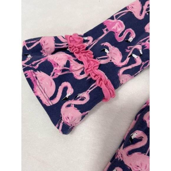 Simply Southern Flamingo Ruffle Outfit 2 Piece 2t - Picture 6 of 11
